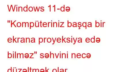 Windows 11-də 