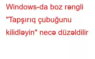 Windows-da boz rəngli 