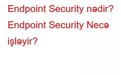 Endpoint Security nədir? Endpoint Security Necə işləyir?