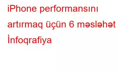 iPhone performansını artırmaq üçün 6 məsləhət - İnfoqrafiya