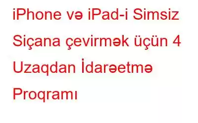 iPhone və iPad-i Simsiz Siçana çevirmək üçün 4 Uzaqdan İdarəetmə Proqramı