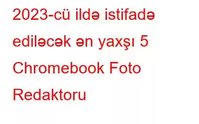 2023-cü ildə istifadə ediləcək ən yaxşı 5 Chromebook Foto Redaktoru