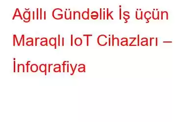 Ağıllı Gündəlik İş üçün Maraqlı IoT Cihazları – İnfoqrafiya