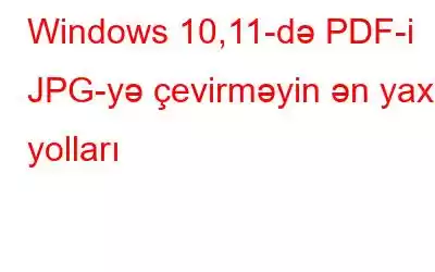 Windows 10,11-də PDF-i JPG-yə çevirməyin ən yaxşı yolları