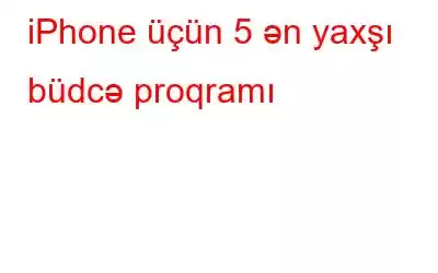 iPhone üçün 5 ən yaxşı büdcə proqramı