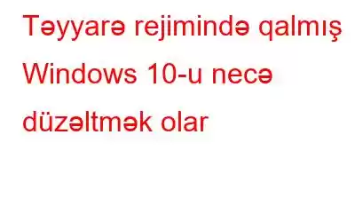 Təyyarə rejimində qalmış Windows 10-u necə düzəltmək olar