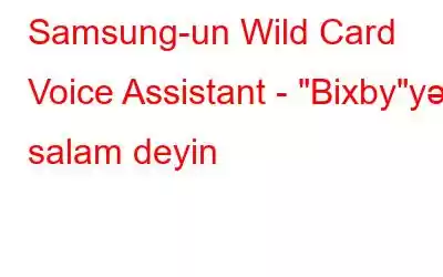 Samsung-un Wild Card Voice Assistant - 