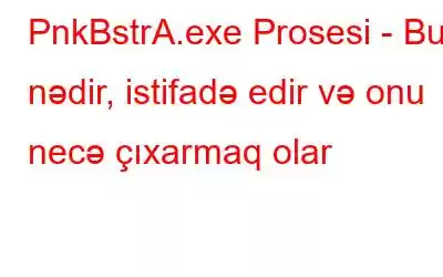 PnkBstrA.exe Prosesi - Bu nədir, istifadə edir və onu necə çıxarmaq olar