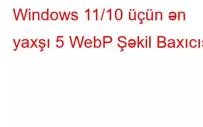 Windows 11/10 üçün ən yaxşı 5 WebP Şəkil Baxıcısı