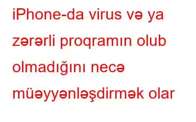 iPhone-da virus və ya zərərli proqramın olub olmadığını necə müəyyənləşdirmək olar