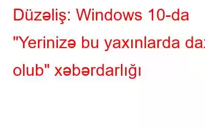 Düzəliş: Windows 10-da 